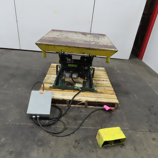 Southworth 6000Lbs Capacity Hydraulic Lift Table 42" x 40" 480V 3Ph 8-32" Lift