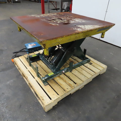 Southworth 6000Lbs Capacity Hydraulic Lift Table 42x40" 480V 3Ph 8-32" Lift