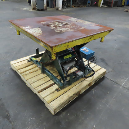 Southworth 6000Lbs Capacity Hydraulic Lift Table 42x40" 480V 3Ph 8-32" Lift