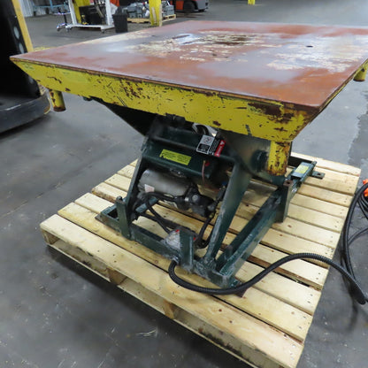 Southworth 6000Lbs Capacity Hydraulic Lift Table 42x40" 480V 3Ph 8-32" Lift