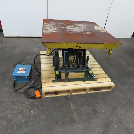 Southworth 6000Lbs Capacity Hydraulic Lift Table 42x40" 480V 3Ph 8-32" Lift