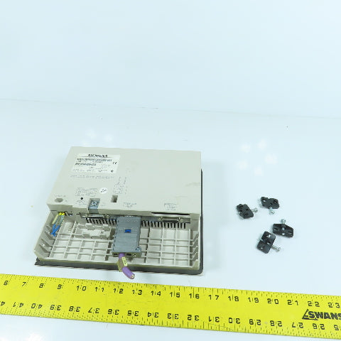 Siemens 6AV3 617-1JC30-0AX1 Operator Panel Display OP17-DP12 W/ Mounting Clips
