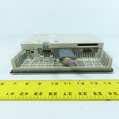 Siemens 6AV3 617-1JC30-0AX1 Operator Panel Display OP17-DP12 W/ Mounting Clips