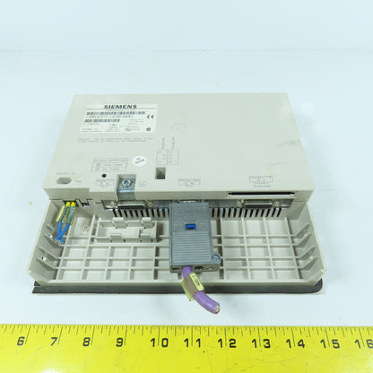 Siemens 6AV3 617-1JC30-0AX1 Operator Panel Display OP17-DP12 W/ Mounting Clips