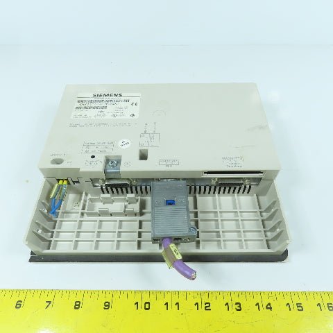 Siemens 6AV3 617-1JC30-0AX1 Operator Panel Display OP17-DP12 W/ Mounting Clips