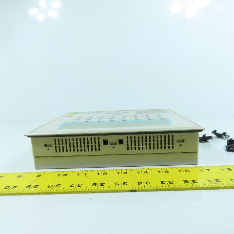 Siemens 6AV3 617-1JC30-0AX1 Operator Panel Display OP17-DP12 W/ Mounting Clips