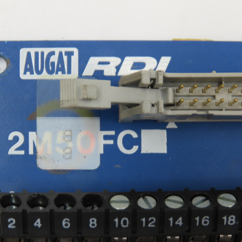 Augat RDI 2M50FC 50 Position Ribbon Cable Interface Circuit Board