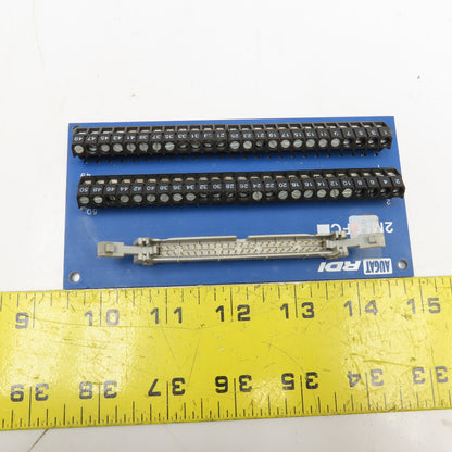 Augat RDI 2M50FC 50 Position Ribbon Cable Interface Circuit Board