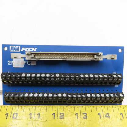 Augat RDI 2M50FC 50 Position Ribbon Cable Interface Circuit Board