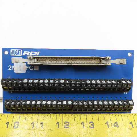 Augat RDI 2M50FC 50 Position Ribbon Cable Interface Circuit Board