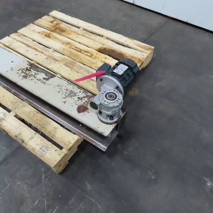 4-1/2" x 94" Long Table Top Powered Small Parts Conveyor 480V 3Ph 35FPM