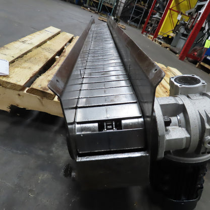 4-1/2" x 94" Long Table Top Powered Small Parts Conveyor 480V 3Ph 35FPM