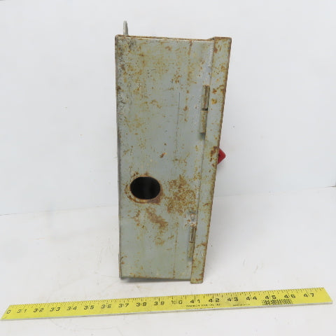 General Electric TH3361J Model 10 30A 600V 3P Fusible Safety Disconnect Switch
