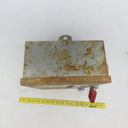 General Electric TH3361J Model 10 30A 600V 3P Fusible Safety Disconnect Switch