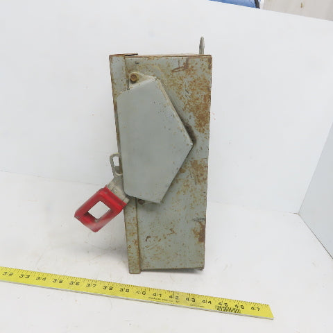 General Electric TH3361J Model 10 30A 600V 3P Fusible Safety Disconnect Switch