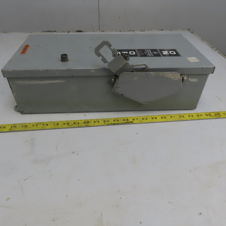 General Electric THR3362JCHCL Mod 1 60A 600V 3P Fusible Safety Disconnect Switch