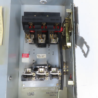 General Electric THR3362JCHCL Mod 1 60A 600V 3P Fusible Safety Disconnect Switch