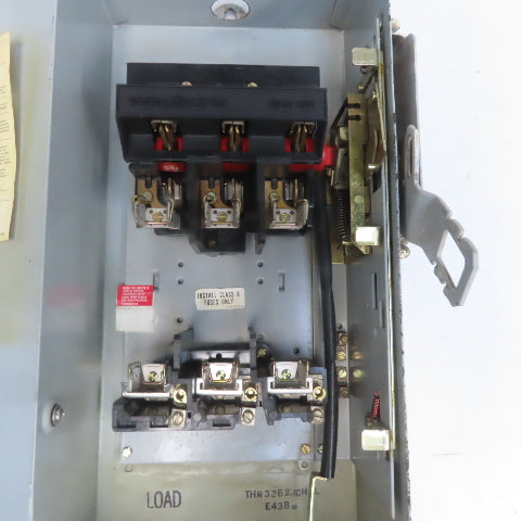 General Electric THR3362JCHCL Mod 1 60A 600V 3P Fusible Safety Disconnect Switch