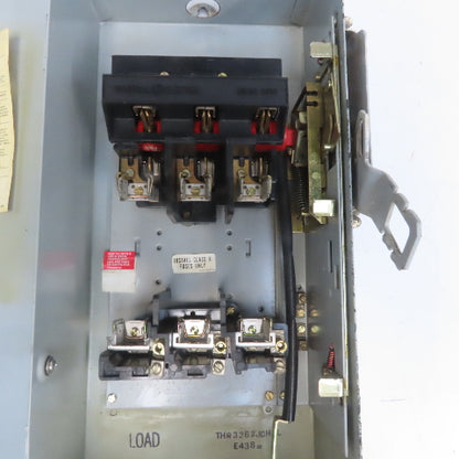 General Electric THR3362JCHCL Mod 1 60A 600V 3P Fusible Safety Disconnect Switch
