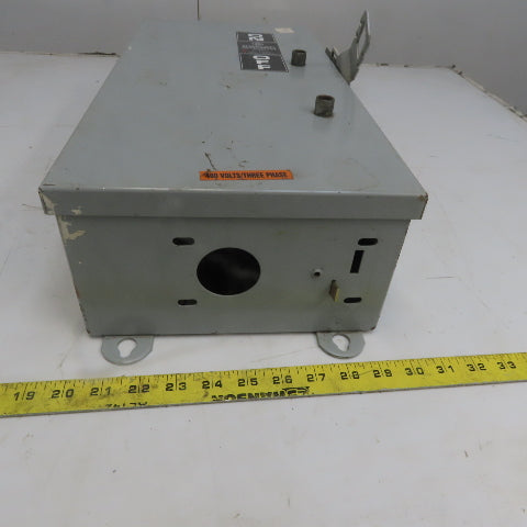 General Electric THR3362JCHCL Mod 1 60A 600V 3P Fusible Safety Disconnect Switch