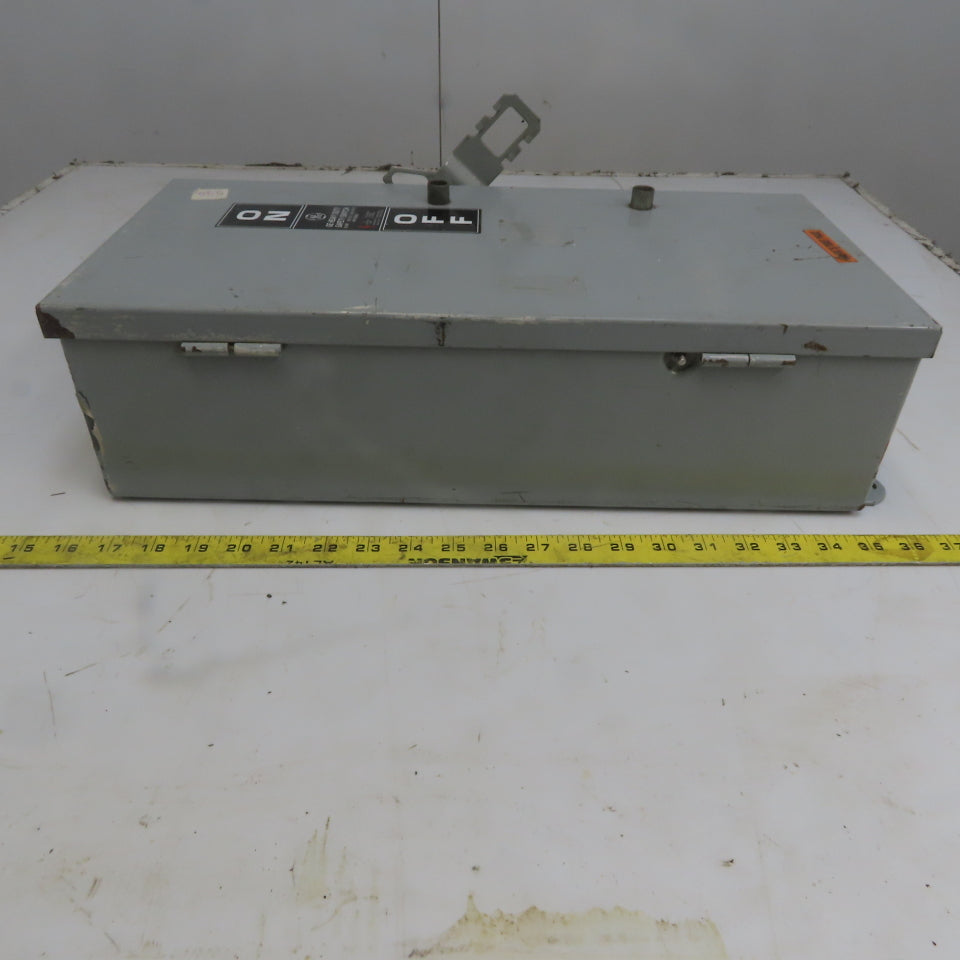 General Electric THR3362JCHCL Mod 1 60A 600V 3P Fusible Safety Disconnect Switch