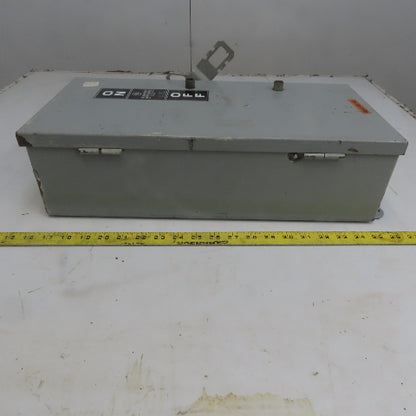 General Electric THR3362JCHCL Mod 1 60A 600V 3P Fusible Safety Disconnect Switch