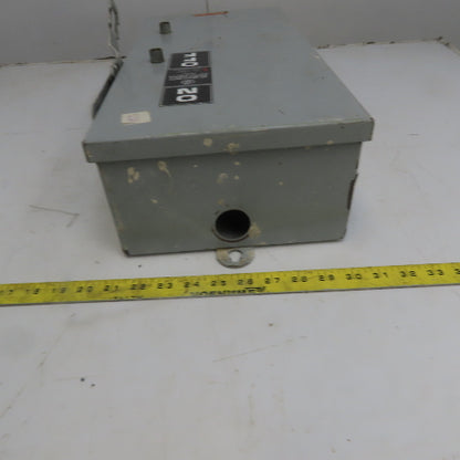 General Electric THR3362JCHCL Mod 1 60A 600V 3P Fusible Safety Disconnect Switch