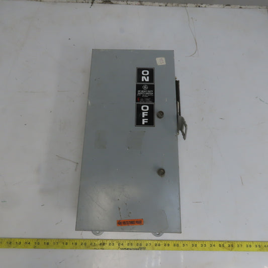 General Electric THR3362JCHCL Mod 1 60A 600V 3P Fusible Safety Disconnect Switch