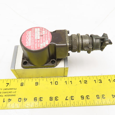 Moog 218-121 Hydraulic Servo Valve 15GPM 1500PSI