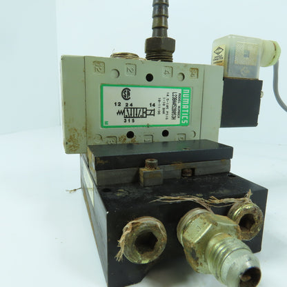 Numatics L23BA452B053H 2-Position Pneumatic Solenoid Valve 24VDC W/ Manifold