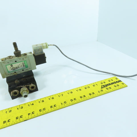 Numatics L23BA452B053H 2-Position Pneumatic Solenoid Valve 24VDC W/ Manifold