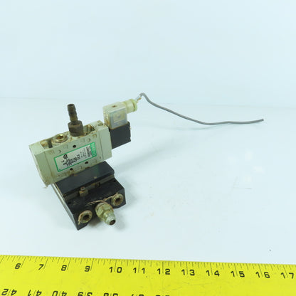 Numatics L23BA452B053H 2-Position Pneumatic Solenoid Valve 24VDC W/ Manifold