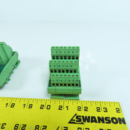Phoenix Contact UMK-SE 11,25-1 Relay Module Terminal Block Lot Of 6
