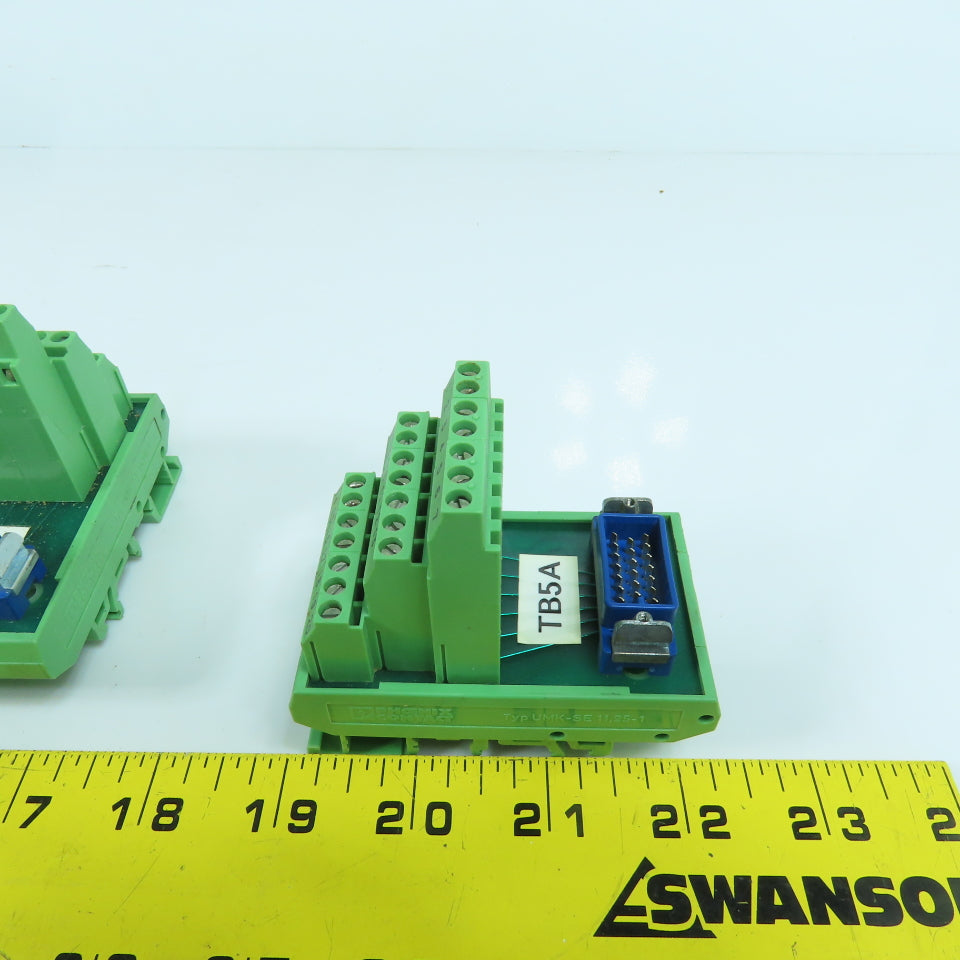 Phoenix Contact UMK-SE 11,25-1 Relay Module Terminal Block Lot Of 6