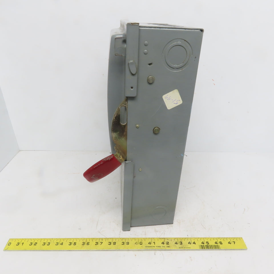 Westinghouse HF361 30A 600V 3 Pole Fusible Safety Disconnect Switch