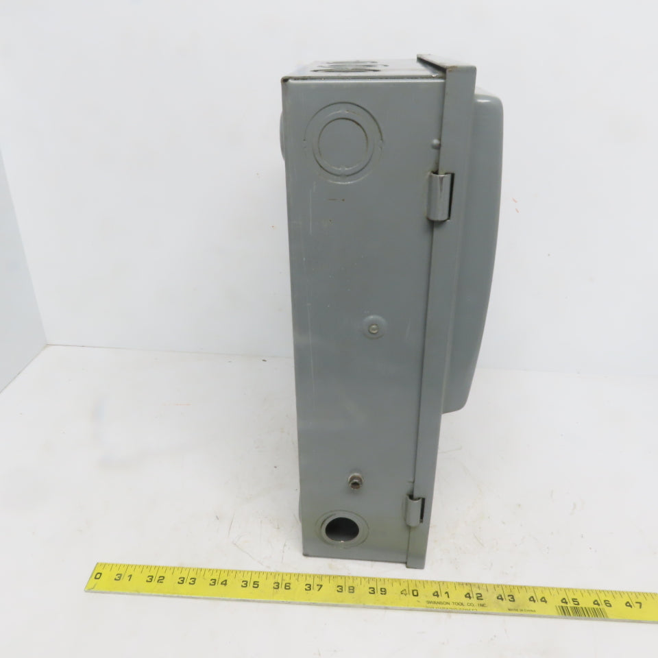 Westinghouse HF361 30A 600V 3 Pole Fusible Safety Disconnect Switch
