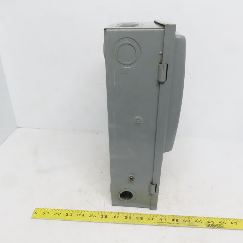Westinghouse HF361 30A 600V 3 Pole Fusible Safety Disconnect Switch