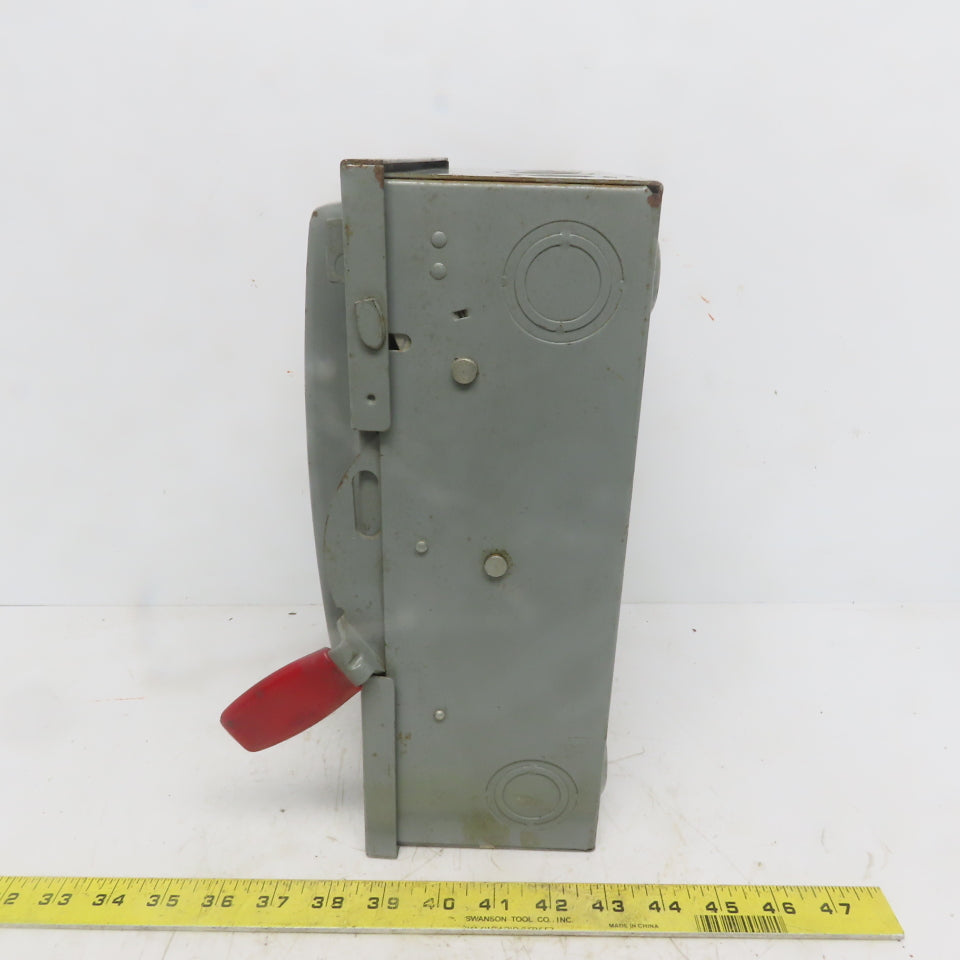 Westinghouse HU261 30A 600V 2 Pole Non-Fusible Safety Disconnect Switch