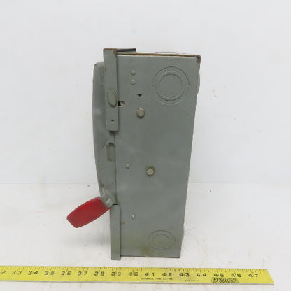 Westinghouse HU261 30A 600V 2 Pole Non-Fusible Safety Disconnect Switch