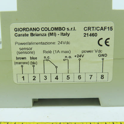 Giordano Colombo CRT/CAF15 Electro Spindle Monitor Relay 24V DC