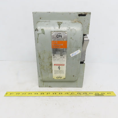 ITE F-351 30A 600V 3 Pole Fusible Safety Disconnect Switch