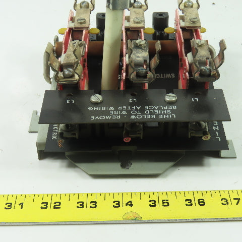 General Electric THC31 Fusible Disconnect Switch 600VAC 30A 3PH