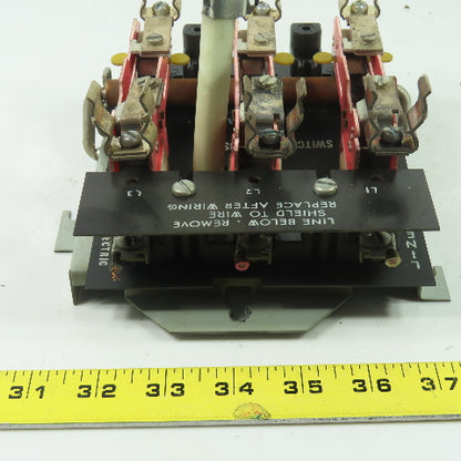 General Electric THC31 Fusible Disconnect Switch 600VAC 30A 3PH
