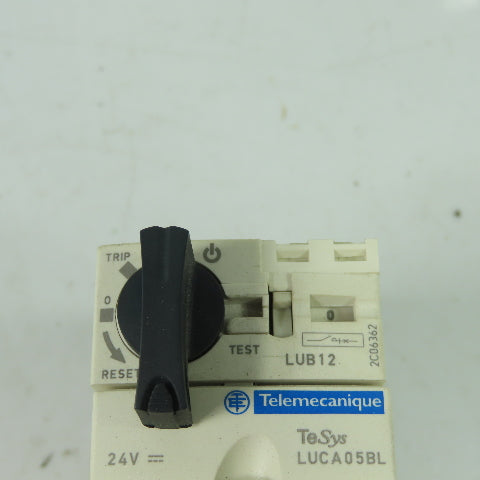 Schneider Electric LUB12 600V 10Hp LUCA05BL NON-Reversing Motor Starter 12A 3Ph
