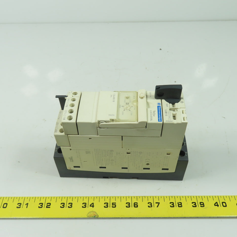 Schneider Electric LUB12 600V 10Hp LUCA05BL NON-Reversing Motor Starter 12A 3Ph