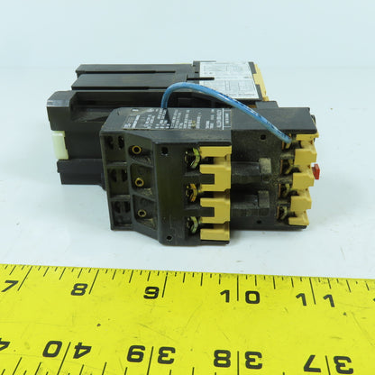 Allen Bradley 100-A09NZ*3 Ser B 22A Contactor 24VDC Coil 7.5HP W/ 193-BSB 1-1.6A