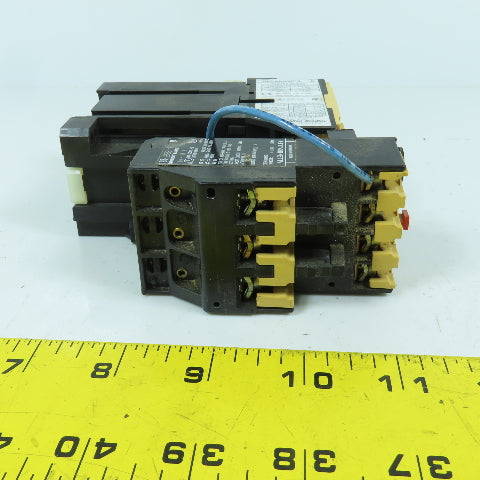 Allen Bradley 100-A09NZ*3 Ser B 22A Contactor 24VDC Coil 7.5HP W/ 193-BSB 1-1.6A