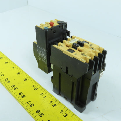 Allen Bradley 100-A09NZ*3 Ser B 22A Contactor 24VDC Coil 7.5HP W/ 193-BSB 1-1.6A