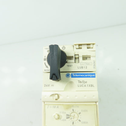 Schneider Electric LUB12 600V 10Hp LUCA1XBL NON-Reversing Motor Starter 12A 3Ph