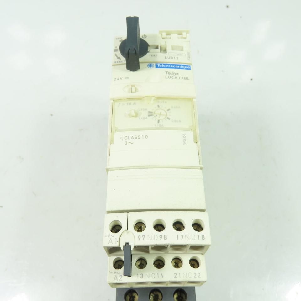 Schneider Electric LUB12 600V 10Hp LUCA1XBL NON-Reversing Motor Starter 12A 3Ph